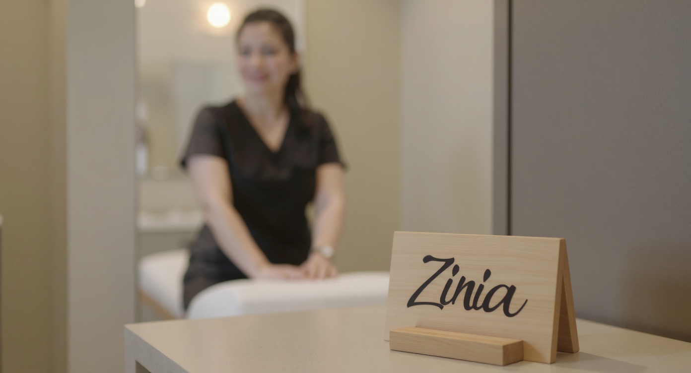 Zinia reception desk